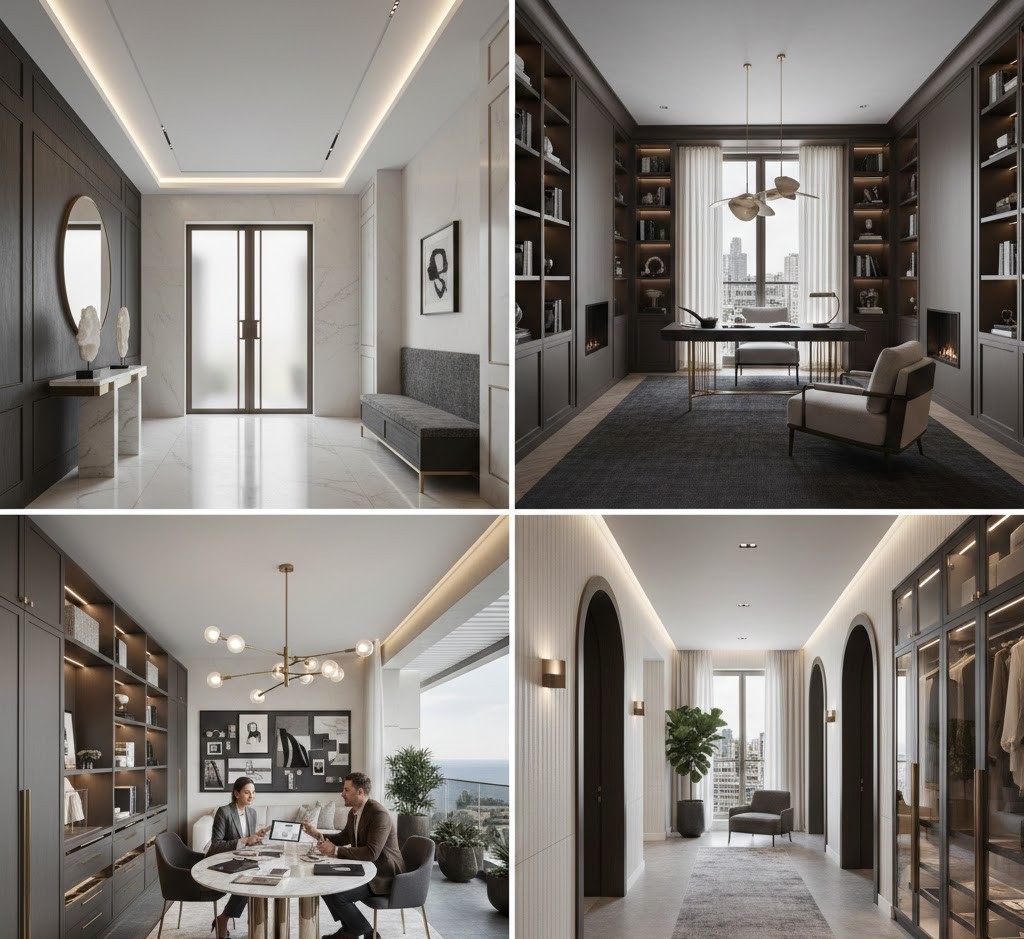 Interior design consultation session